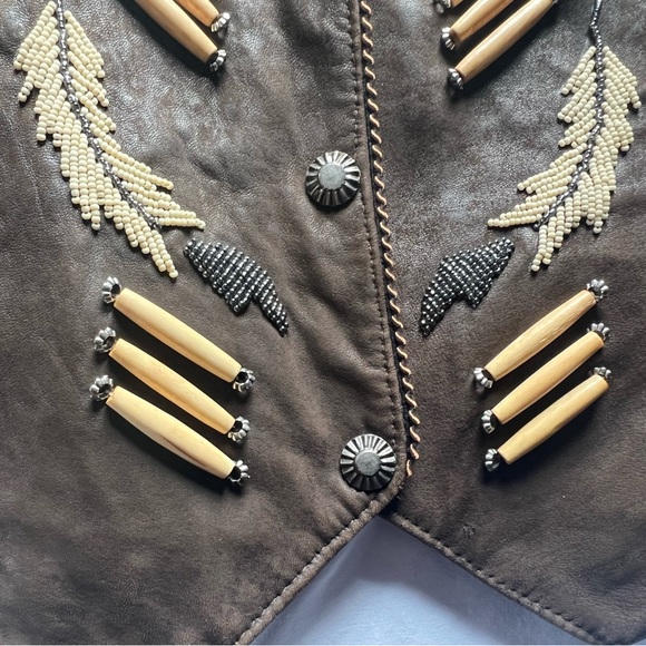 Tribe America Leather Jacket wm 14 - Picture 3 of 13